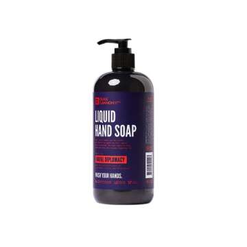 Duke Cannon Supply Co. Liquid Hand Soap - Naval Diplomacy, 17 FL OZ, Keep 'em Clean with Notes of Fresh Water, Citrus, and White Woods