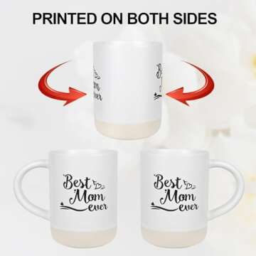 Cabtnca Gifts for Parents, Mom and Dad Gifts, Parents Christmas Gifts Ideas, Mom and Dad Mugs, Mom Gifts, Dad Gifts, Best Mom Dad Ever Coffee Mug, New Parents Gifts for Couples, 16Oz