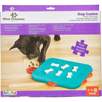 Nina Ottosson Dog Casino Puzzle Toy - Engaging Fun