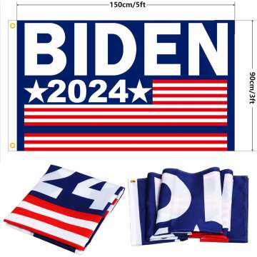 Biden 2024 Flag Hat Merchandise Bundle