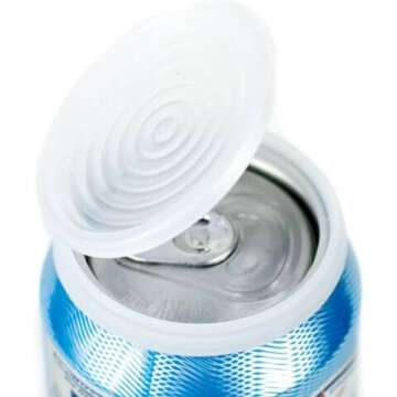 Smarter-Seal 6-Pack: Reusable BPA Free Can Lids for Bubbly Drinks