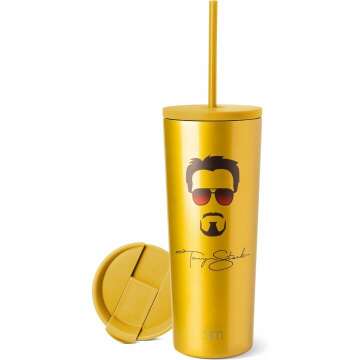 Insulated Iron Man Tumbler Cup | Reusable 24oz Travel Mug