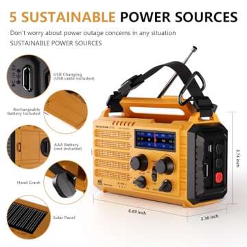 Emergency Radio 5000: Survival Radio & Power Bank