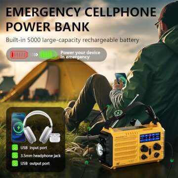 Emergency Radio 5000: Survival Radio & Power Bank