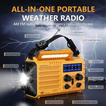 Emergency Radio 5000: Survival Radio & Power Bank