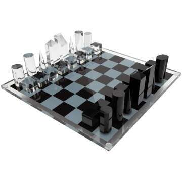 Luxury Lucite Chess Set
