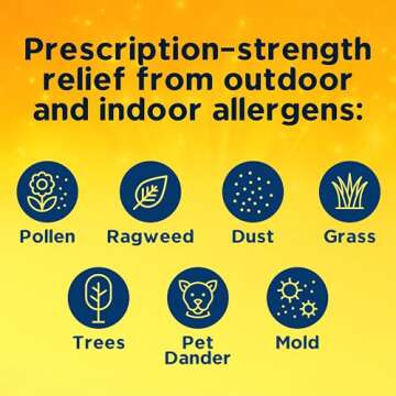 Xyzal 24 Hour Allergy Relief Medicine, Original Prescription Strength Antihistamine, Levocetirizine Dihydrochloride Tablets, 5 mg, 35 Count