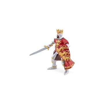 Papo -Hand-Painted - Figurine -Medieval-Fantasy -Red King Richard -39338 - Collectible - for Children - Suitable for Boys and Girls - from 3 Years Old