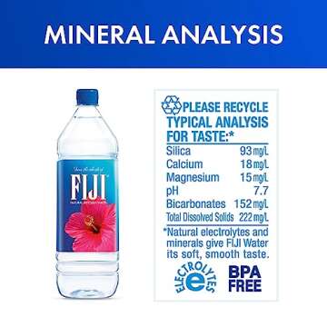 FIJI Natural Artesian Water 1.5 L / 50.7 Fl Ounce Bottle (Single)