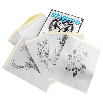 Tattoo Transfer Paper - A4 Size, 120 Sheets