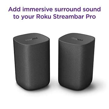 Roku Streambar Pro & Wireless Speakers - 4K HDR