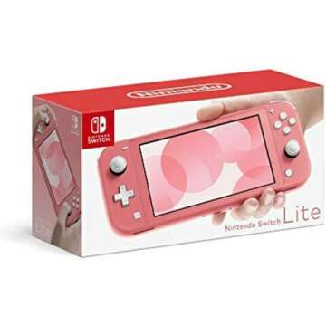 Nintendo Switch Lite Coral - Portable Gaming Console