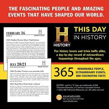 2024 History Channel This Day in History Boxed Calendar: 365 Remarkable People, Extraordinary Events, and Fascinating Facts (Daily Calendar, Office Desk Gift) (Moments in HISTORY™ Calendars)