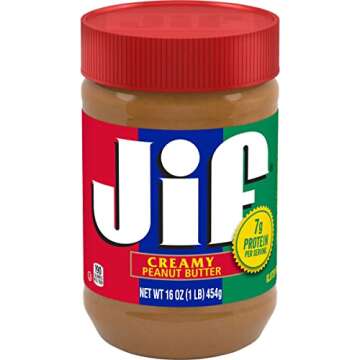 Jif Creamy Peanut Butter, 16 Ounces (Pack of 3)