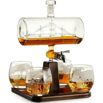 Ship Decanter Set