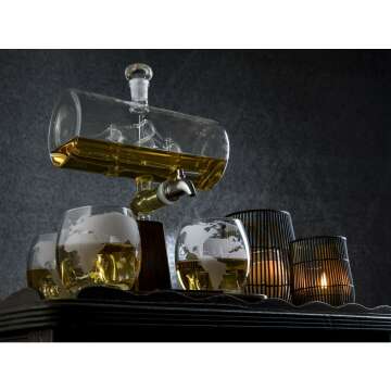 Ship Decanter Set