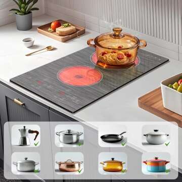 Karinear 2 Burner Electric Cooktop with Timer