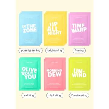 I DEW CARE Korean Glass Skin Sheet Mask 14 Variety Pack | Face Mask Pack For Perfect Skin Care Routine, 2 Week Intense Skincare Makeover with Collagen, Valentine Day Gifts Sets, 14 Count