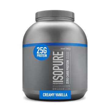 Isopure Protein Powder, Whey Isolate with Vitamin C & Zinc for Immune Support & Protein Powder, Whey Isolate with Vitamin C & Zinc for Immune Support