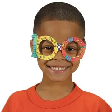 Really Good Stuff 100th Day of School Glasses - Pack of 24 - Classroom Gifts