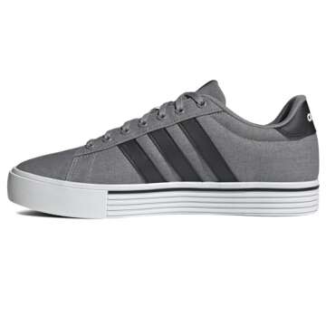 adidas Men's Daily 4.0 Sneakers in Grey/Black/White