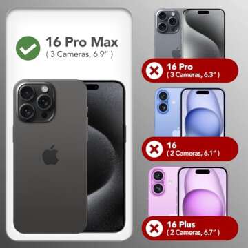 GONEZ Compatible with iPhone 16 Pro Max Case, Compatible with MagSafe, Liquid Silicone Case, 2 Screen Protectors + 2 Len Protectors, Full Body Protective Shockproof Phone Cover 6.9", Stone