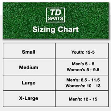 TD Spats Football Cleat Covers - Premium Wraps for Cleats | for Football, Soccer, Field Hockey, or Turf Black