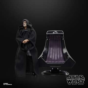 STAR WARS The Black Series Emperor Palpatine & Throne Return of The Jedi Collectible 6 Inch Action Figure (Amazon Exclusive)