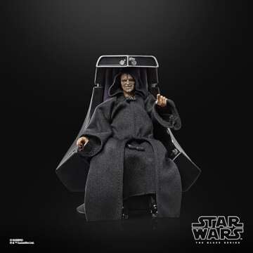 STAR WARS The Black Series Emperor Palpatine & Throne Return of The Jedi Collectible 6 Inch Action Figure (Amazon Exclusive)