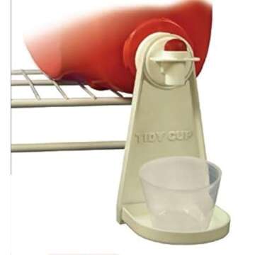 Tidy-Cup Laundry Detergent and Fabric Softener Gadget, fits Most Economic Sized Bottles, no More Drips or Mess