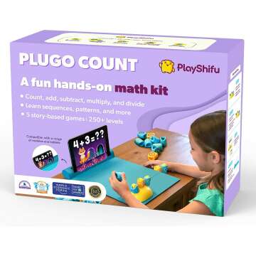 Buy PlayShifu STEM Toy Math Game - Plugo Count (Kit + App with 5 Interactive Math Games) Educational Toy for 4 5 6 7 8 year old Birthday Gifts | Story-based Learning for Kids (Works with tabs / mobiles): Elastics &amp; Ties - Amazon.com
