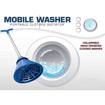 Portable Mobile Washer - Compact Clothes Agitator