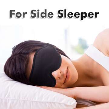 3D Sleep Mask for Side Sleepers - Zero Pressure Design