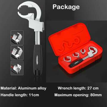 Adjustable Wrench Set for Plumbing Work