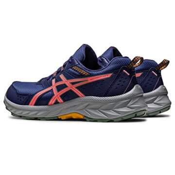 ASICS Women's Gel-Venture 9 Running Shoes, 5, Indigo Blue/Papaya