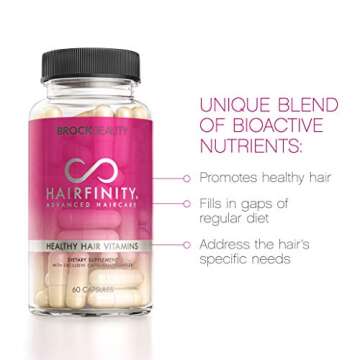 Hairfinity Hair Vitamins - Effective Biotin & Amino Acid Formula for Hair Growth