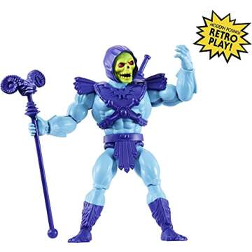 Masters of the Universe Origins 5.5-in Action Figures, Battle Figures for Storytelling Play and Display, Gift for 6 to 10-Year-Olds and Adult Collectors