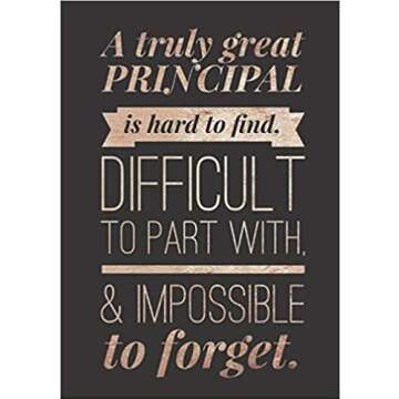 Inspirational Gifts for Principal Retirement Celebration