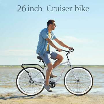 26 Inch Beach Cruiser Bike - Stylish & Versatile