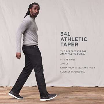 Levi's 541 Athletic Fit Jeans in Caraway-Twill