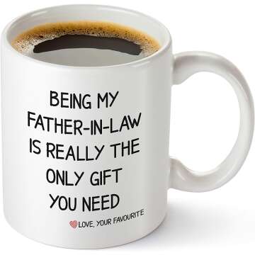 Father In Law Mug - Ideal Gift for Every Celebration!