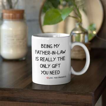 Father In Law Mug - Ideal Gift for Every Celebration!