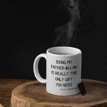 Father In Law Mug - Ideal Gift for Every Celebration!