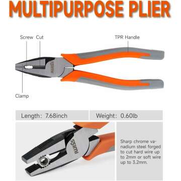 Multipurpose Electrician Tool Set for RJ45 Jacks