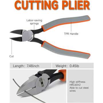 Multipurpose Electrician Tool Set for RJ45 Jacks