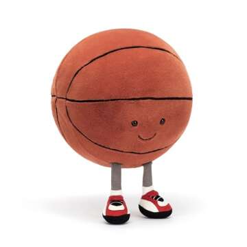 Jellycat Amuseables Basketball Stuffed Toy, 12.5 inches | Basketball Plush | for Sports Fans