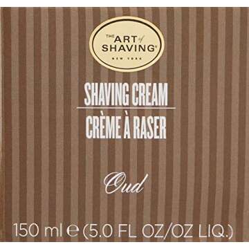 The Art of Shaving Oud Men's Shaving Cream - Protects Against Irritation and Razor Burn, Clinically Tested for Sensitive Skin, 5 Oz