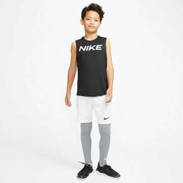 Nike Boys 3/4 Pro Tights for Kids - Stylish & Comfortable