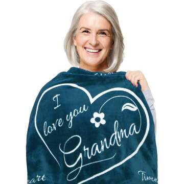 Grandma Gift Blanket for Comfort and Love