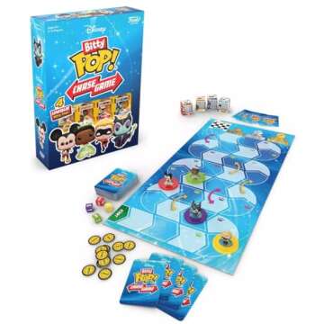 Funko Games Bitty Pop! Chase Game Disney | Easy to Learn, Fast-Paced Gameplay Features Disney Bitty Pop! Figures | 2-4 Players, Ages 6+